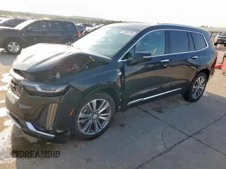 2021 Cadillac XT6 Premium Luxury with VIN 1GYKPCRS3MZ195999, listed as a Copart auction lot 53261595 with 81,843 mi miles and Salvage title. Bid and sale history available at DreamBid. Image 1.