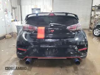 2019 Hyundai Veloster N with VIN KMHT36AHXKU001840, listed as a Copart auction lot 45695305 with 65,104 mi miles and Salvage Title. Bid and sale history available at carsss.com. Image 6.