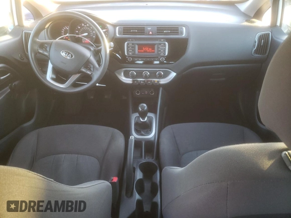 2017 Kia Rio LX with VIN KNADM4A32H6059904, listed as a Copart auction lot 48192985 with 84,287 mi miles and Salvage Title. Bid and sale history available at carsss.com. Image 8.