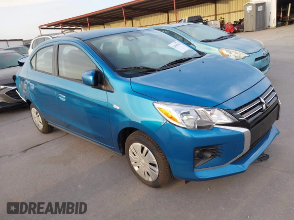 2024 Mitsubishi Mirage ES z VIN ML32FUFJ7RHF15743, wystawiony jako IAAI lot #42460558 z przebiegiem 5 931 mil mil oraz . Historia ofert i sprzedaży dostępna na DreamBid. Obrazek 1.