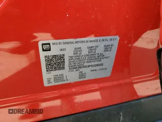 2023 Chevrolet Blazer RS z VIN 3GNKBERS3PS226533, wystawiony jako Copart lot #48231685 z przebiegiem 4 994 mil mil oraz Szkoda całkowita • Salvage title. Historia ofert i sprzedaży dostępna na DreamBid. Obrazek 15.