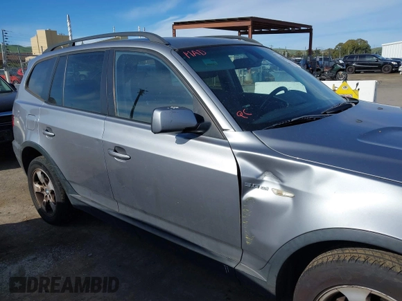 2008 BMW X3 3.0si with VIN WBXPC93408WJ14262, listed as a IAAI auction lot 42023634 with 158,232 mi miles. Bid and sale history available at carsss.com. Image 12.