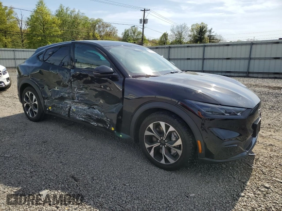 2024 Ford Mustang Mach-E Select with VIN 3FMTK1S58RMA08312, listed as a Copart auction lot 55017385 with 7,424 mi miles and Salvage title. Bid and sale history available at DreamBid. Image 4.