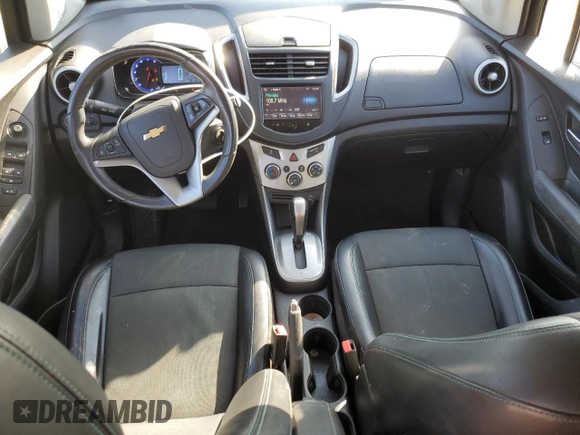 2016 Chevrolet Trax LT with VIN KL7CJLSB5GB543849, listed as a Copart auction lot 46850525 with 82,309 mi miles and Salvage Title. Bid and sale history available at carsss.com. Image 8.