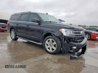 2019 Ford Expedition Max XLT with VIN 1FMJK1HT4KEA57323, listed as a Copart auction lot 60254145 with 122,667 mi miles and Salvage title. Bid and sale history available at DreamBid. Image 4.