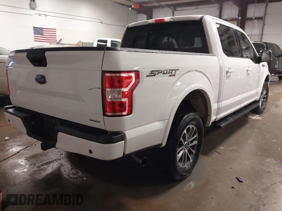 2020 Ford F-150 XL with VIN 1FTEW1EP7LFB52391, listed as a IAAI auction lot 41374589 with 75,700 mi miles and . Bid and sale history available at DreamBid. Image 4.