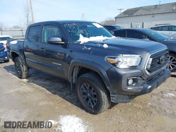 2023 Toyota Tacoma 4WD SR with VIN 3TMCZ5AN3PM636445, listed as a IAAI auction lot 41552835 with 19,955 mi miles. Bid and sale history available at carsss.com. Image 1.