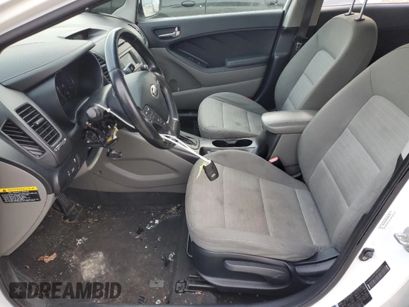 2014 Kia Forte EX with VIN KNAFX4A80E5095748, listed as a Copart auction lot 45455195 with 98,135 mi miles and Salvage Title. Bid and sale history available at carsss.com. Image 7.