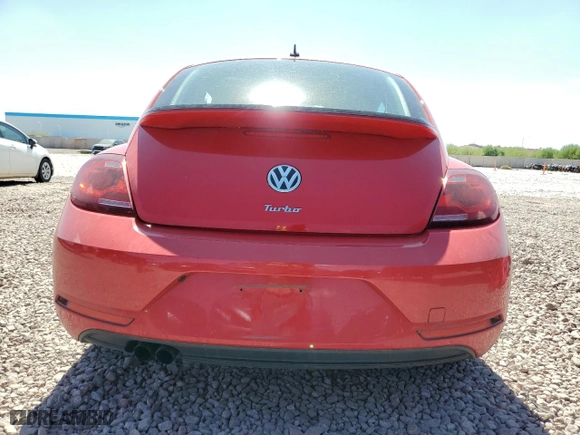 2018 Volkswagen Beetle S with VIN 3VWFD7AT9JM720960, listed as a Copart auction lot 72055934 with 75,522 mi miles and Salvage Title. Bid and sale history available at carsss.com. Image 6.
