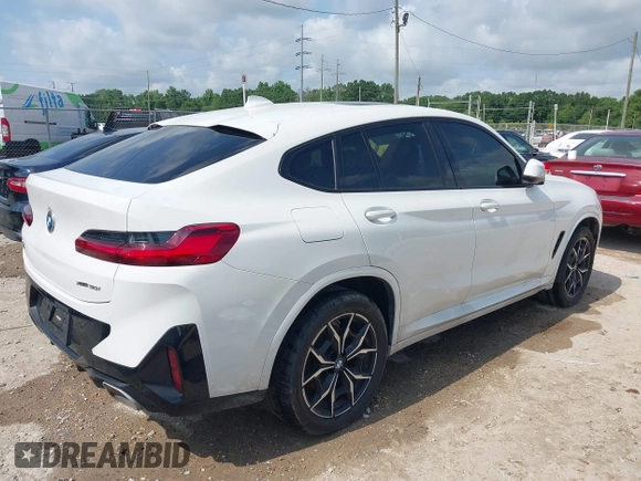 2023 BMW X4 xDrive30i с VIN 5UX33DT01P9S83083, выставлен на аукционе IAAI как лот 42252039 с пробегом Не указан миль и . История ставок и продаж доступна на DreamBid. Изображение 4.