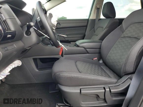 2024 Nissan Pathfinder S with VIN 5N1DR3AC7RC241546, listed as a Copart auction lot 61979645 with 24,407 mi miles and Salvage title. Bid and sale history available at DreamBid. Image 7.