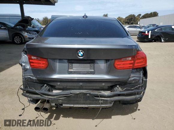 2015 BMW 3 Series 328i with VIN WBA3C1C54FK121402, listed as a Copart auction lot 50267995 with 43,994 mi miles and Salvage Title. Bid and sale history available at carsss.com. Image 6.