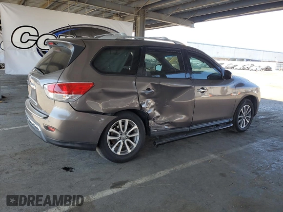 2013 Nissan Pathfinder S with VIN 5N1AR2MN3DC662876, listed as a Copart auction lot 63947765 with 165,025 mi miles and Clean title. Bid and sale history available at DreamBid. Image 3.