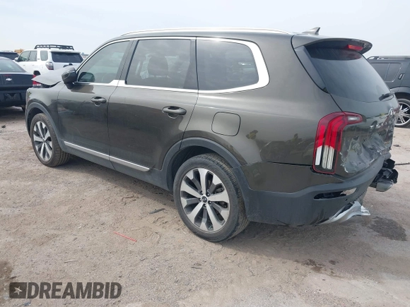 2021 Kia Telluride EX with VIN 5XYP34HC7MG145841, listed as a IAAI auction lot 41736088 with 89,030 mi miles and . Bid and sale history available at DreamBid. Image 3.