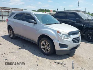 2017 Chevrolet Equinox LS z VIN 2GNALBEK3H1550771, wystawiony jako IAAI lot #42053043 z przebiegiem 117 426 mil mil oraz . Historia ofert i sprzedaży dostępna na DreamBid. Obrazek 1.