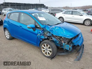 2013 Ford Fiesta SE with VIN 3FADP4EJ6DM130511, listed as a IAAI auction lot 41757636 with 153,664 mi miles. Bid and sale history available at carsss.com. Image 1.