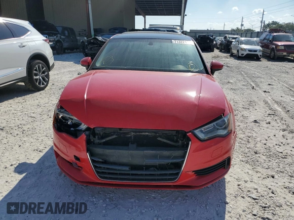 2015 Audi A3 1.8T Premium with VIN WAUACGFF0F1023603, listed as a Copart auction lot 71322112 with 83,730 mi miles. Bid and sale history available at carsss.com. Image 5.