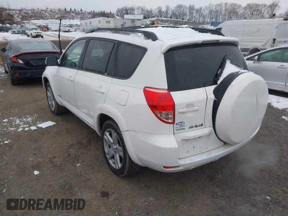 2008 Toyota RAV4 Sport with VIN JTMBD32VX86072940, listed as a IAAI auction lot 41527232 with 94,028 mi miles and . Bid and sale history available at DreamBid. Image 3.