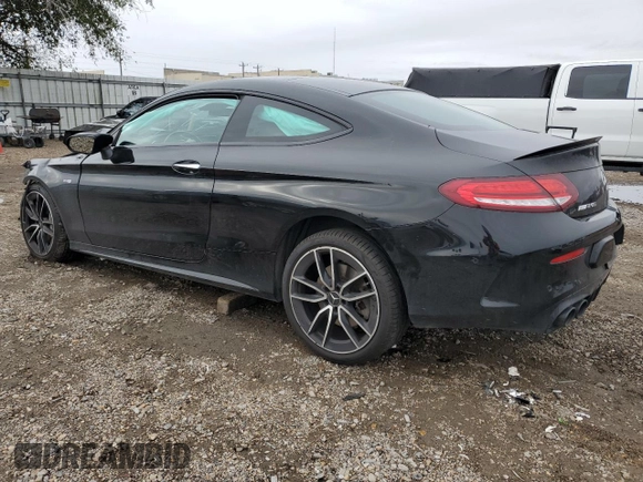 2023 Mercedes-Benz C 43 AMG with VIN W1KWJ6EB6PG128853, listed as a Copart auction lot 42176595 with 23,203 mi miles and Salvage Title. Bid and sale history available at carsss.com. Image 2.