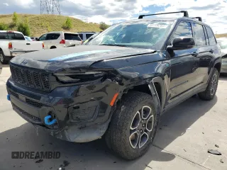2022 Jeep Grand Cherokee Trailhawk with VIN 1C4RJYC66N8721158, listed as a Copart auction lot 68728284 with 24,648 mi miles and Salvage title. Bid and sale history available at DreamBid. Image 1.
