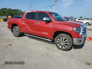 2018 Toyota Tundra SR5 with VIN 5TFHW5F16JX678999, listed as a Copart auction lot 64067595 with 45,627 mi miles and Salvage title. Bid and sale history available at DreamBid. Image 4.