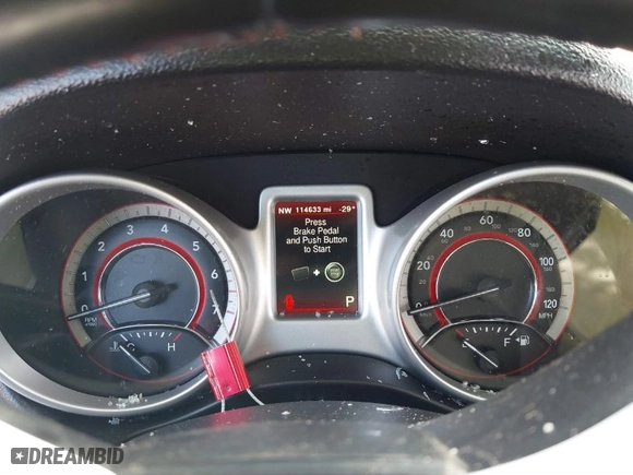 2019 Dodge Journey GT with VIN 3C4PDDEG1KT745636, listed as a IAAI auction lot 41019404 with 114,633 mi miles. Bid and sale history available at carsss.com. Image 7.