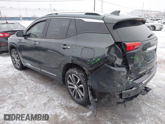 2019 GMC Terrain Denali with VIN 3GKALXEX2KL201449, listed as a IAAI auction lot 41566049 with 89,644 mi miles. Bid and sale history available at carsss.com. Image 3.
