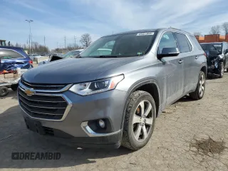2020 Chevrolet Traverse LT Leather with VIN 1GNERHKW1LJ255127, listed as a Copart auction lot 43451955 with 78,039 mi miles and Salvage Title. Bid and sale history available at carsss.com. Image 1.