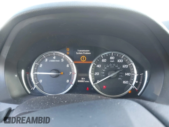 2016 Acura MDX with VIN 5FRYD3H24GB004738, listed as a IAAI auction lot 41571742 with 50,007 mi miles. Bid and sale history available at carsss.com. Image 7.
