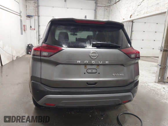 2022 Nissan Rogue SV with VIN 5N1BT3BB0NC671170, listed as a IAAI auction lot 41736425 with 52,757 mi miles. Bid and sale history available at carsss.com. Image 17.