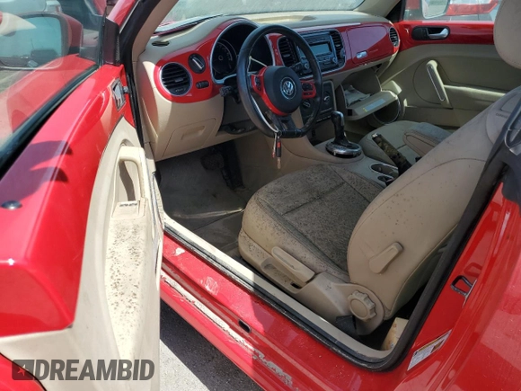 2014 Volkswagen Beetle 2.5L with VIN 3VWJX7AT4EM607425, listed as a Copart auction lot 75714654 with Not provided miles and Non repairable. Bid and sale history available at DreamBid. Image 8.