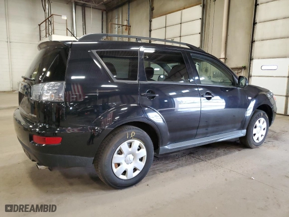 2011 Mitsubishi Outlander ES with VIN JA4AS2AWXBU023692, listed as a Copart auction lot 52717235 with 168,957 mi miles and Clean Title. Bid and sale history available at carsss.com. Image 3.