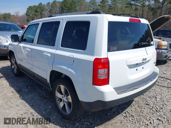 2017 Jeep Patriot High Altitude with VIN 1C4NJPFAXHD161987, listed as a IAAI auction lot 41792850 with 89,526 mi miles and . Bid and sale history available at carsss.com. Image 3.