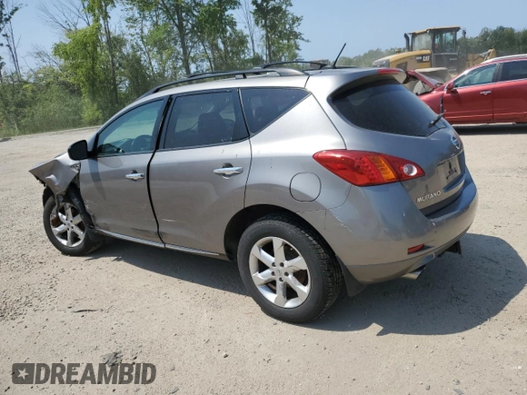 2009 Nissan Murano LE with VIN JN8AZ18W29W120860, listed as a Copart auction lot 62857124 with 199,955 mi miles and Non Repairable. Bid and sale history available at carsss.com. Image 2.