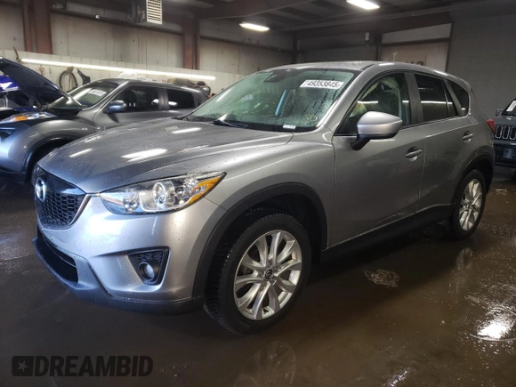 2015 Mazda CX-5 Grand Touring with VIN JM3KE4DY5F0456142, listed as a Copart auction lot 49353845 with 193,512 mi miles and Salvage Title. Bid and sale history available at carsss.com. Image 1.