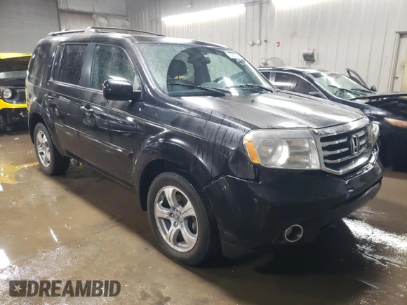 2013 Honda Pilot EX-L with VIN 5FNYF3H54DB003560, listed as a Copart auction lot 78986764 with 140,424 mi miles and Salvage Title. Bid and sale history available at DreamBid. Image 4.