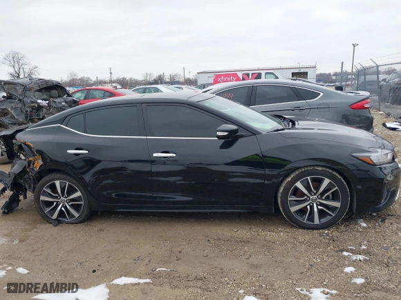 2020 Nissan Maxima SL with VIN 1N4AA6DV1LC362695, listed as a IAAI auction lot 38469779 with 78,591 mi miles. Bid and sale history available at carsss.com. Image 13.