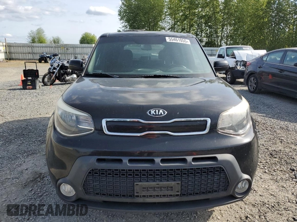 2015 Kia Soul + with VIN KNDJP3A59F7114011, listed as a Copart auction lot 55461055 with 86,413 mi miles and Salvage Title. Bid and sale history available at DreamBid. Image 5.