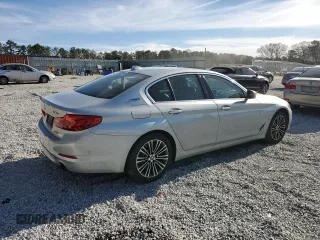 2018 BMW 5 Series 530e xDrive with VIN WBAJB1C57JB084218, listed as a Copart auction lot 46308145 with 80,884 mi miles and Clean Title. Bid and sale history available at carsss.com. Image 3.