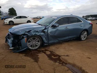 2024 Cadillac CT4 Premium Luxury with VIN 1G6DB5RL3R0100549, listed as a Copart auction lot 85186934 with 11,073 mi miles and Salvage Title. Bid and sale history available at carsss.com. Image 1.