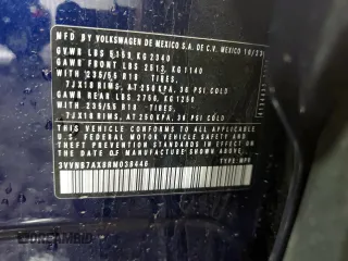 2024 Volkswagen Tiguan SE с VIN 3VVNB7AX8RM038446, выставлен на аукционе Copart как лот 58329315 с пробегом 18 510 миль миль и Списание • Salvage title. История ставок и продаж доступна на DreamBid. Изображение 13.