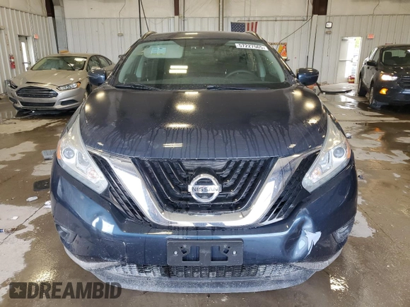 2017 Nissan Murano S z VIN 5N1AZ2MGXHN201590, wystawiony jako Copart lot #57227565 z przebiegiem 60 124 mil mil oraz Szkoda całkowita • Salvage title. Historia ofert i sprzedaży dostępna na DreamBid. Obrazek 5.