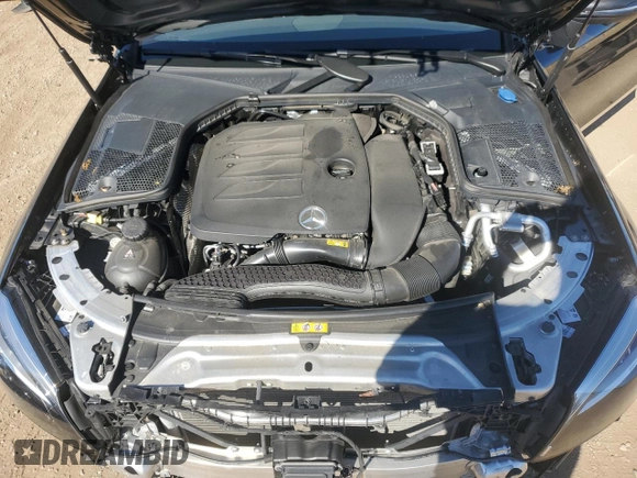 2022 Mercedes-Benz C 300 with VIN W1KWK8EB0NG111374, listed as a Copart auction lot 74877914 with 21,348 mi miles and Salvage Title. Bid and sale history available at DreamBid. Image 11.