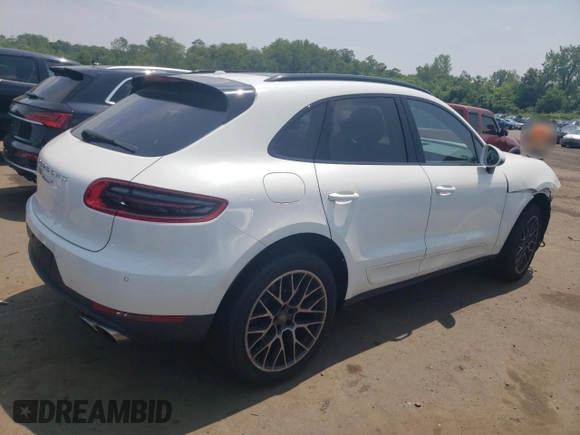 2017 Porsche Macan S with VIN WP1AB2A57HLB10136, listed as a Copart auction lot 60309345 with 90,009 mi miles and Salvage title. Bid and sale history available at DreamBid. Image 3.