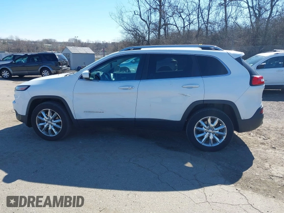 2015 Jeep Cherokee Limited with VIN 1C4PJMDB2FW545430, listed as a IAAI auction lot 41822780 with 135,639 mi miles. Bid and sale history available at carsss.com. Image 15.