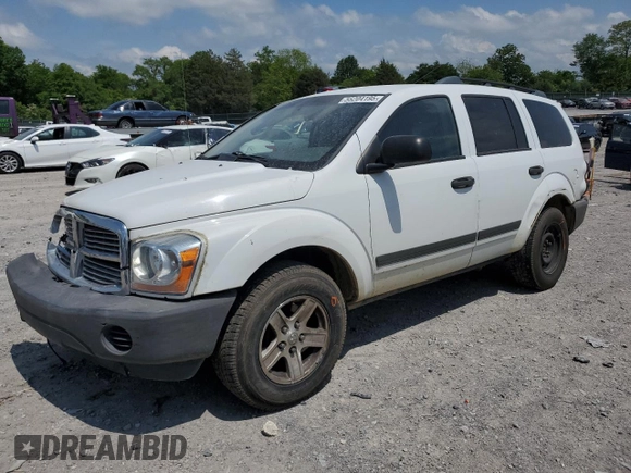 2006 Dodge Durango SXT with VIN 1D4HB38N06F120775, listed as a Copart auction lot 56204195 with 224,030 mi miles and Salvage title. Bid and sale history available at DreamBid. Image 1.