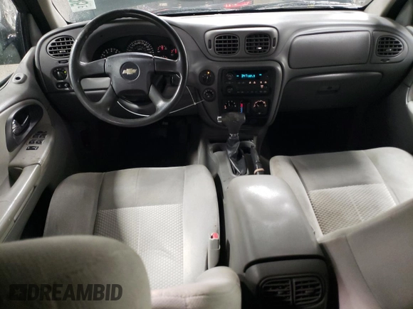 2008 Chevrolet TrailBlazer 1LT with VIN 1GNDT13S982106305, listed as a Copart auction lot 42049295 with 153,592 mi miles and Salvage Title. Bid and sale history available at DreamBid. Image 8.