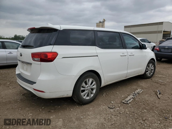 2016 Kia Sedona L with VIN KNDMA5C1XG6125515, listed as a Copart auction lot 54511585 with 155,279 mi miles and Clean Title. Bid and sale history available at carsss.com. Image 3.