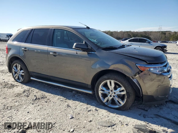 2014 Ford Edge Limited with VIN 2FMDK3KC5EBA22968, listed as a Copart auction lot 50161055 with 48,308 mi miles and Salvage Title. Bid and sale history available at carsss.com. Image 4.