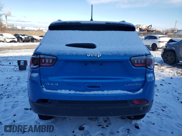 2022 Jeep Compass High Altitude with VIN 3C4NJDCB9NT160489, listed as a Copart auction lot 87473594 with Not Provided miles and Salvage Title. Bid and sale history available at carsss.com. Image 6.